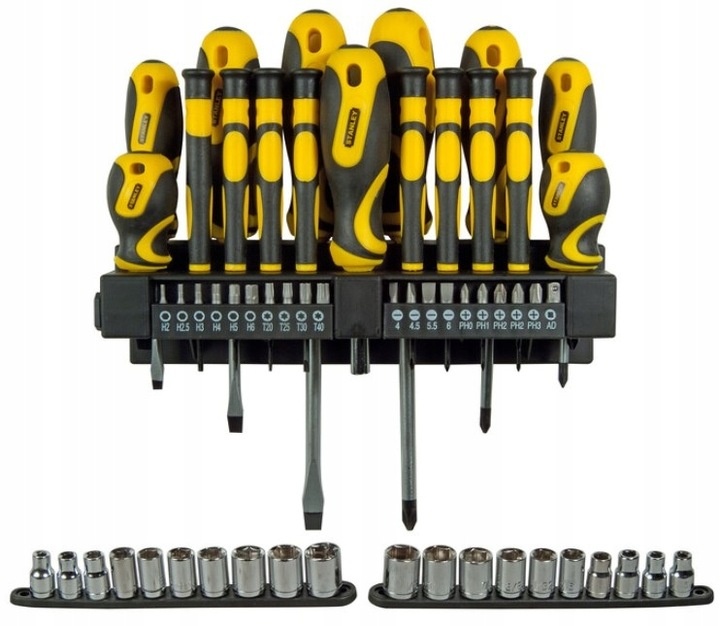 Zestaw WKRETAKÓW ŚRUBOKRĘTÓW WKRĘTAKI 57 ELEMENTÓW STHT0-62143 STANLEY