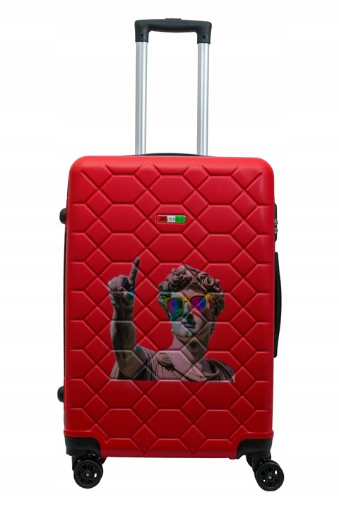 PERSONALIZOWANA WALIZKA Z DOWOLNYM NADRUKIEM ROZMIAR ŚREDNI 60L BAGIA