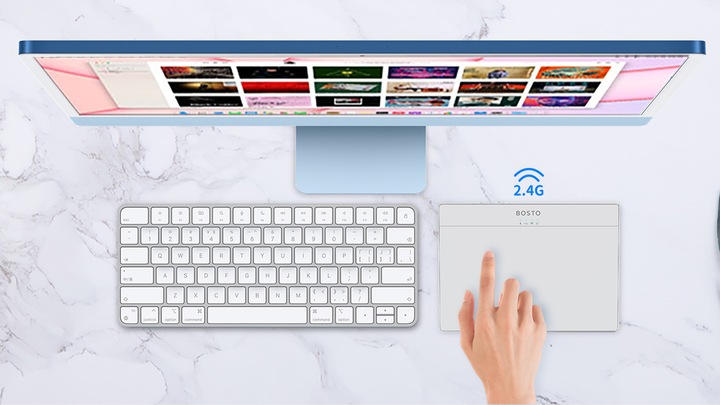 BOSTO T02 Touchpad Trackpad Gładzik BEZPRZEWODOWY do WINDOWS iOS