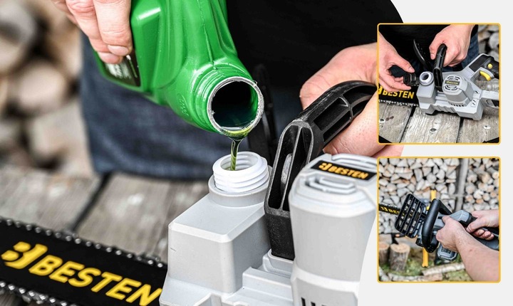 Piła Łańcuchowa Akumulatorowa Gałęziówka Pilarka 30Cm Bezszczotkowa