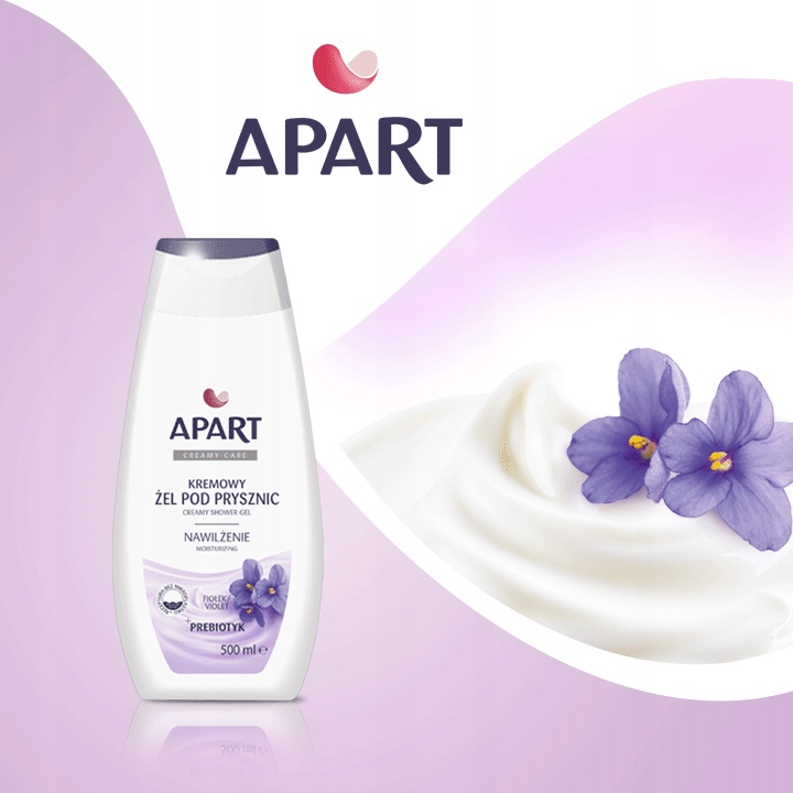 Apart Żel pod Prysznic Damski Vegan 96% Skł Pochodzenia Naturalnego 3x500ml