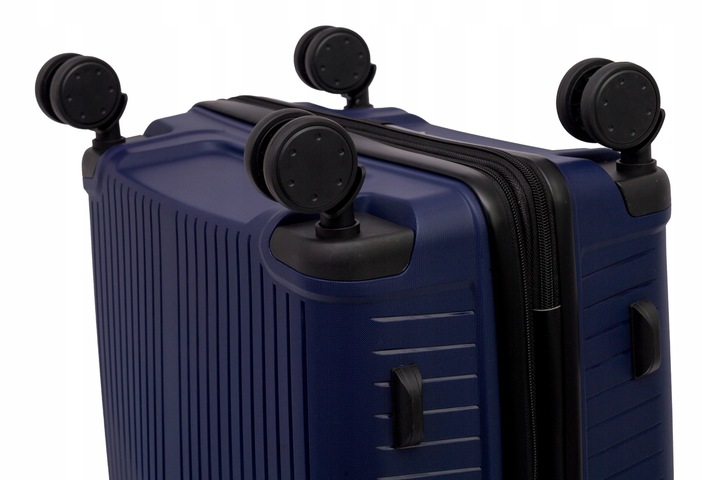 Wytrzymała Walizka Rozmiar Średni 65L Polipropylen 4 Koła Bagaż