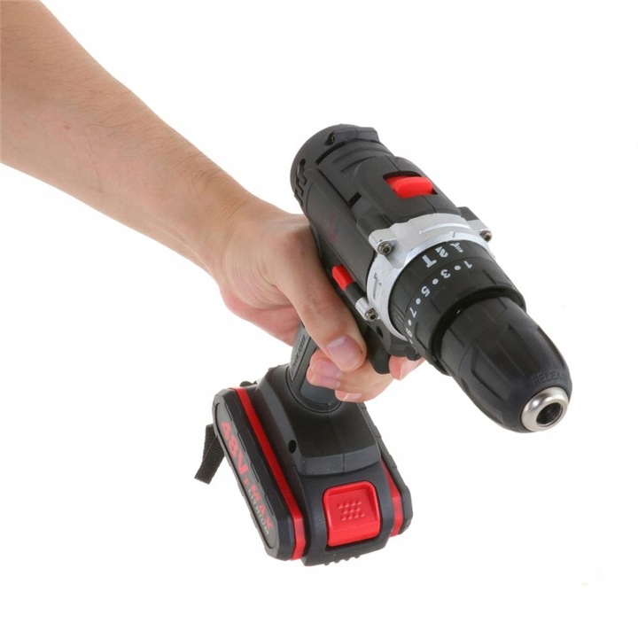 Akumulatorowa wiertarka udarowa Makita HP488D006 + zestaw bitów Makita