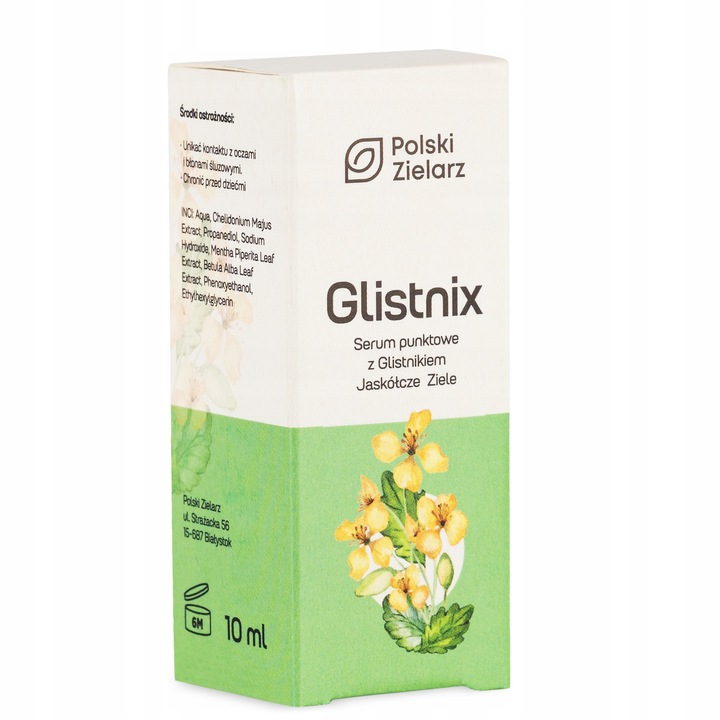 Glistnik Jaskółcze Ziele Kurzajki Brodawki Modzele MOCNY 10 ml