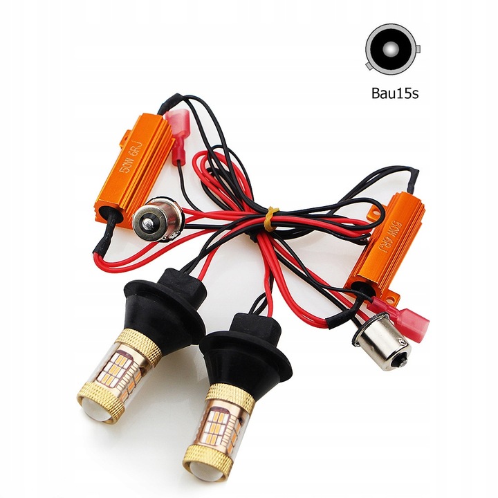 2W1 Światła DZIENNE I KIERUNKOWSKAZY LED DRL PY21W