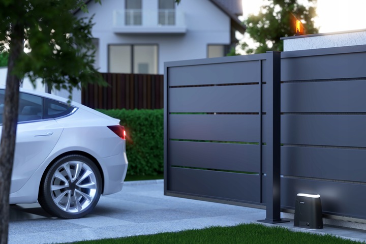 FORCE HiTron 230V NAPĘD DO BRAM PRZESUWNYCH do 800kg LAMPA LED, WiFi