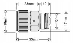 ODPOWIETRZNIK AUTOMATYCZNY RĘCZNY DO GRZEJNIKA 1/2'' HIGROSKOPIJNY MOSIĄDZ