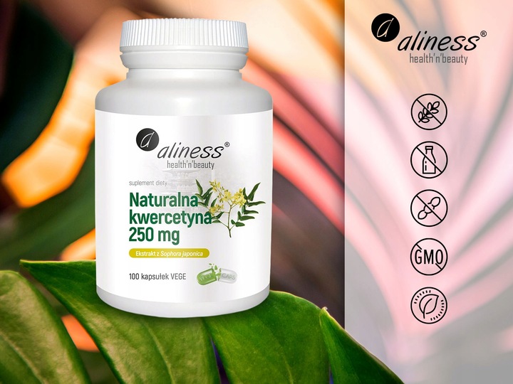 Aliness Naturalna Kwercetyna Ekstrakt Flawonoidy