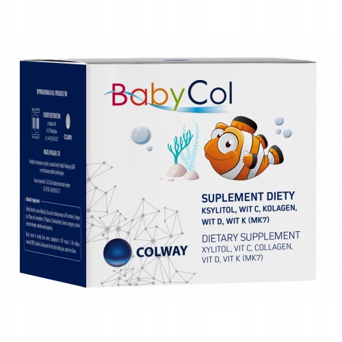3 x BabyCol COLWAY witaminy dla dzieci - Kolagen+ D3+ C+ K2