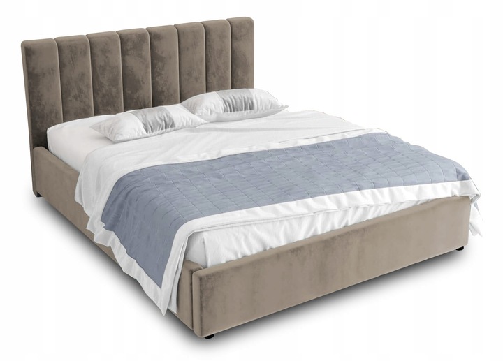 Łóżko tapicerowane 120x200 cm z pojemnikiem VINCI różne kolory wzory mix