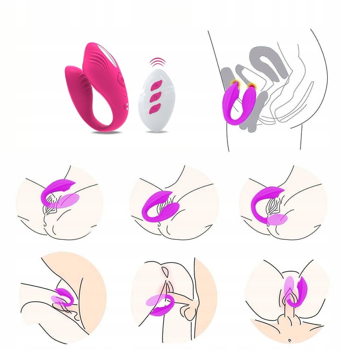 WIBRATOR JAJKO MAJTECZKI MASAŻER DLA PAR PILOT