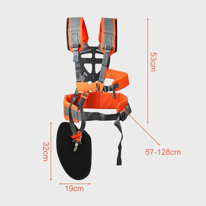 SZELKI DO KOSY SPALINOWEJ PODKASZARKI PASY NOŚNE UPRZĄŻ REGULOWANE