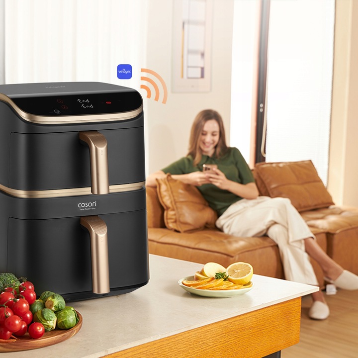 Frytkownica Beztłuszczowa Air Fryer Cosori Turbo Tower Pro Smart 10,8L
