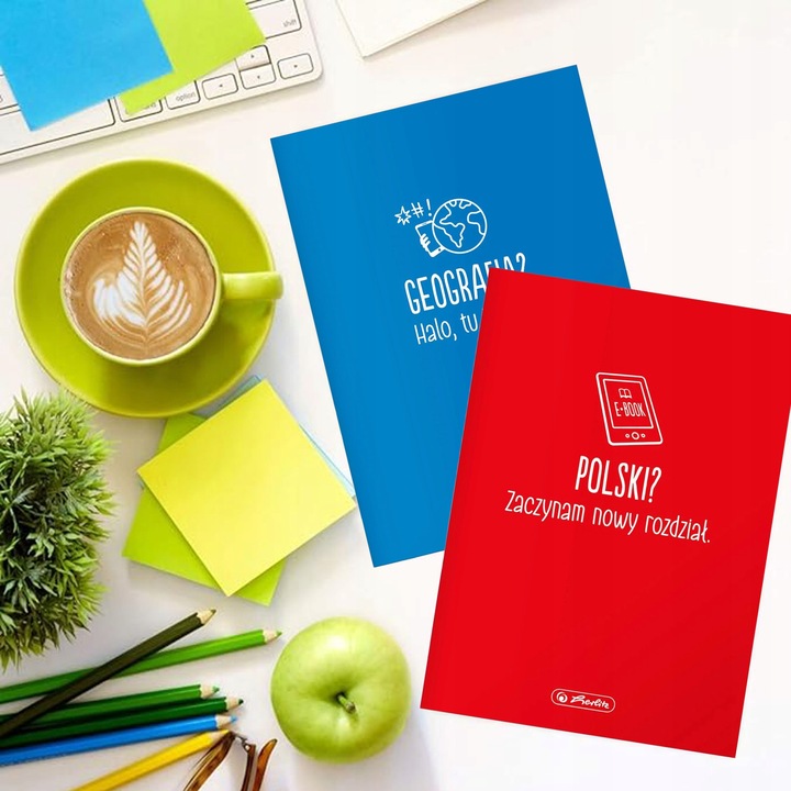 ZESTAW 10 ZESZYTÓW TEMATYCZNYCH PRZEDMIOTOWYCH ZE ŚCIĄGĄ 60k A5 HERLITZ