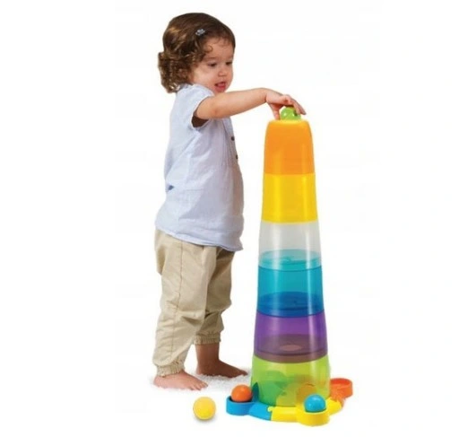 SMILY PLAY Wieża piłeczki piramidka sensoryczna