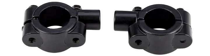 2 X UCHWYT MOCOWANIE LUSTERKA OBEJMA M10 M8 REDUKCJE SKUTERA MOTOCYKLA QUAD