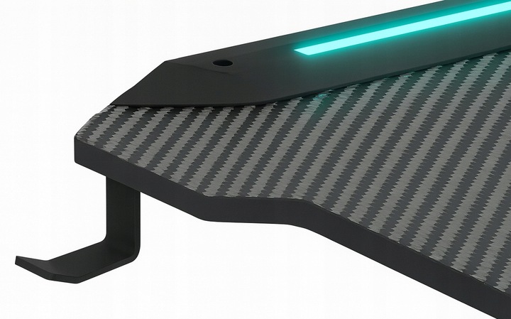 Biurko Gamingowe Komputerowe Stół dla Gracza Nowoczesne LED 120 cm