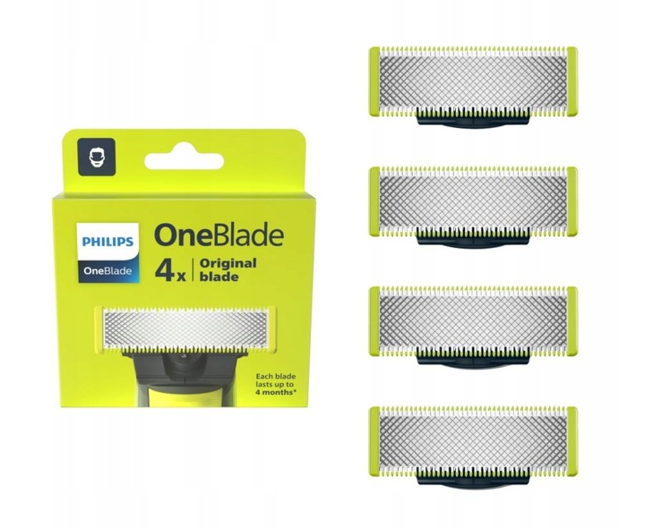 Ostrza wymienne QP240/50 do golarki Philips OneBlade 4 szt
