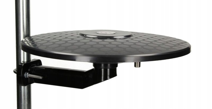 ANTENA TV DOOKÓLNA DVB-T2 KOMPAKTOWA AKTYWNA CZARNA