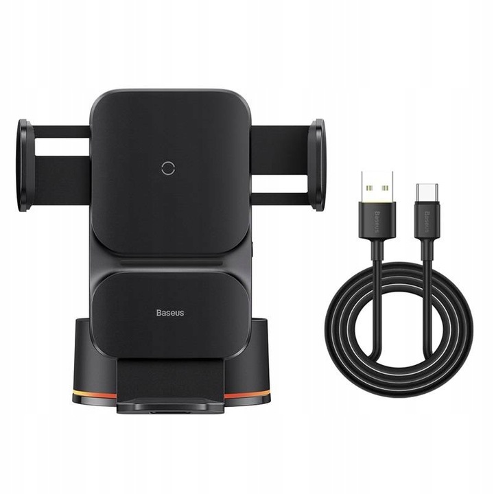 BASEUS AUTOMATYCZNY UCHWYT SAMOCHODOWY NA KOKPIT Z ŁADOWARKĄ INDUKCYJNĄ QI