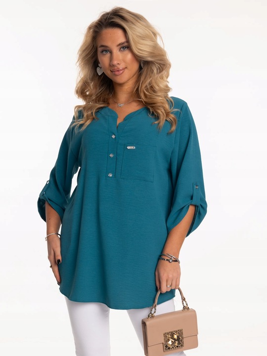 Piękna Klasyczna Rewelacyjna Kobieca BLUZKA Dużo Rozmiarów