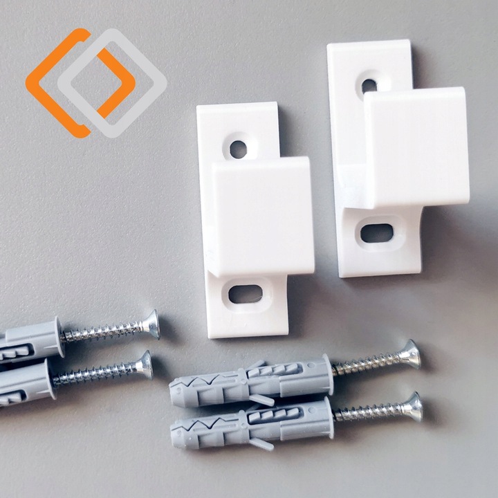 Wieszak na deskę do prasowania, uchwyt na deskę BIAŁY