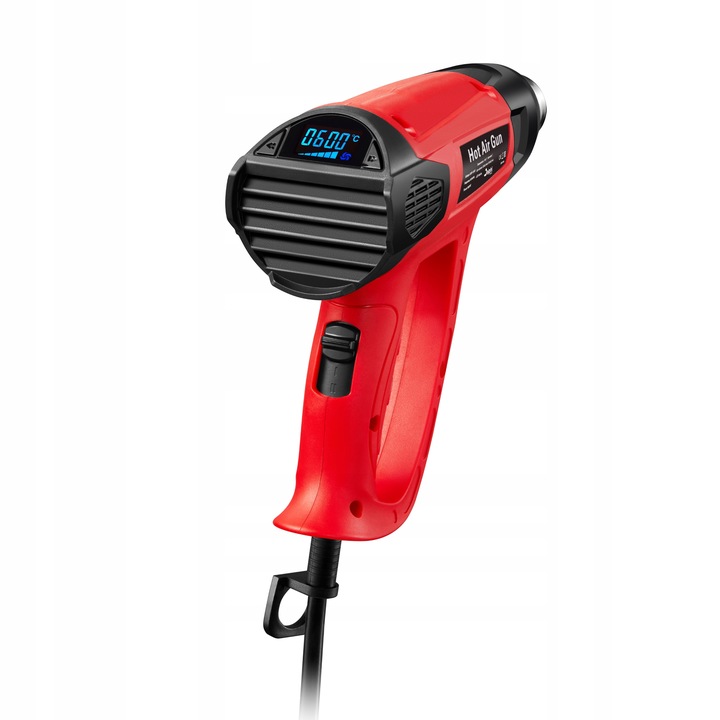 OPALARKA ELEKTRYCZNA LCD DWA BIEGI REGULACJA TEMP 600°C +4 DYSZE