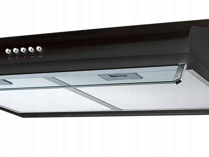 OKAP PODSZAFKOWY KUCHENNY 60cm BERDSEN CZARNY 10A