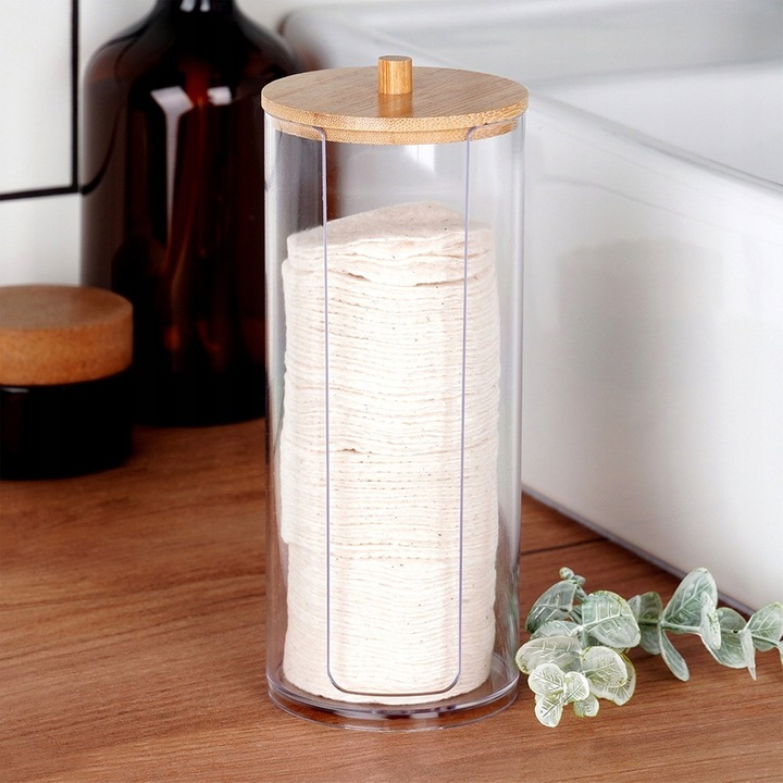 2x Pojemnik ŁAZIENKOWY organizer patyczki płatki kosmetyczne higieniczne