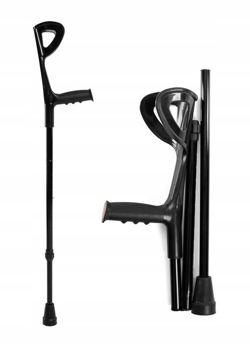 Kula ortopedyczna do chodzenia SKŁADANA kula Inwalidzka łokciowa do 136 kg