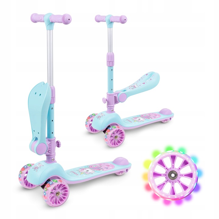 Hulajnoga balansowa 2w1 Kidwell Rimba jeździk LED