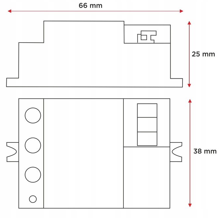 CZUJNIK RUCHU ZMIERZCHU MIKROFALOWY SENSOR CZUJKA DO LED PIR