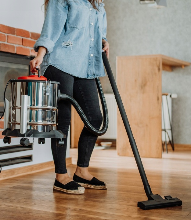 ODKURZACZ PRZEMYSŁOWY 2000W SUCHO DO KOMINKA GRUZU POPIOŁU DMUCHAWA