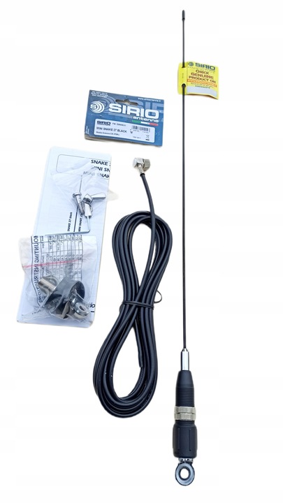 ANTENA CB SIRIO MINI SNAKE CZARNA 65cm