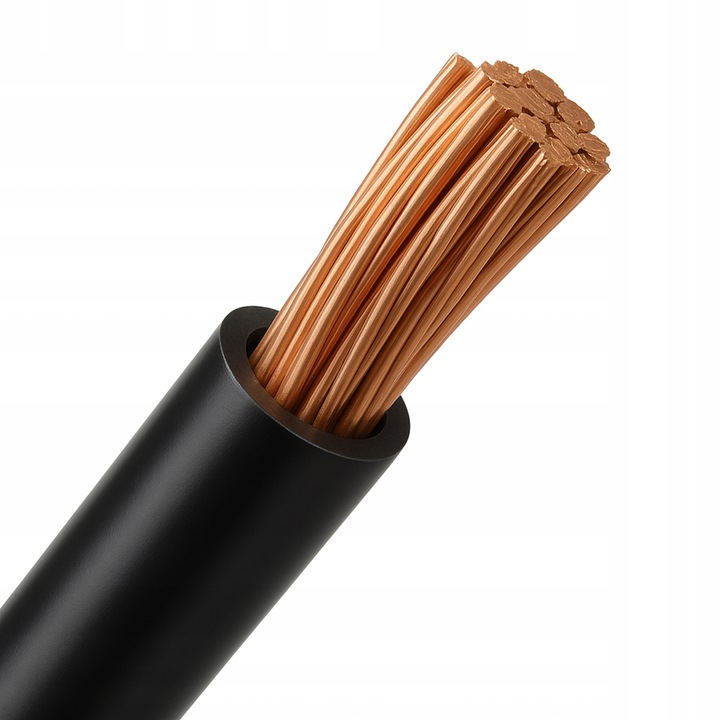 PRZEWÓD LINKA KABEL H07V-K LGY 1x35 35mm2 CZARNY 750V MIEDŹ 1m