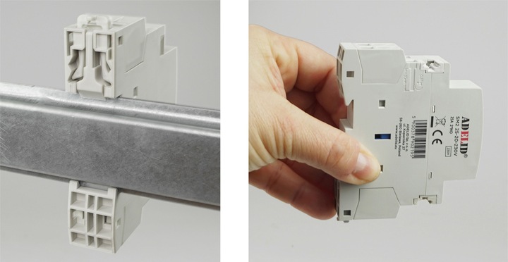 ADELID STYCZNIK MODUŁOWY 230V 25A 1P 1F 2NO 2Z