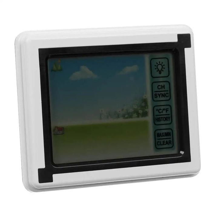 BEZPRZEWODOWA STACJA POGODY HIGROMETR TERMOMETR Z CZUJNIKIEM