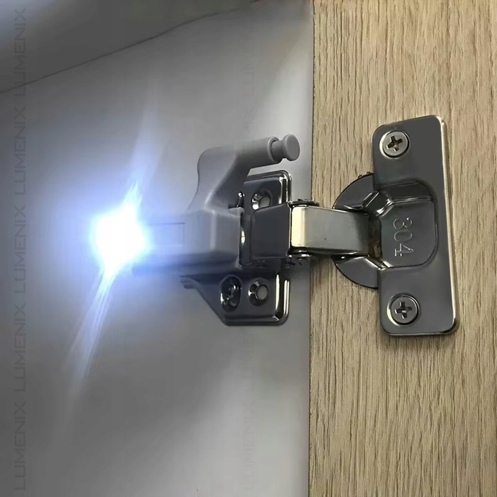 Zestaw 10x Lampka do szafki ZAWIAS DRZWI 3x LED NW