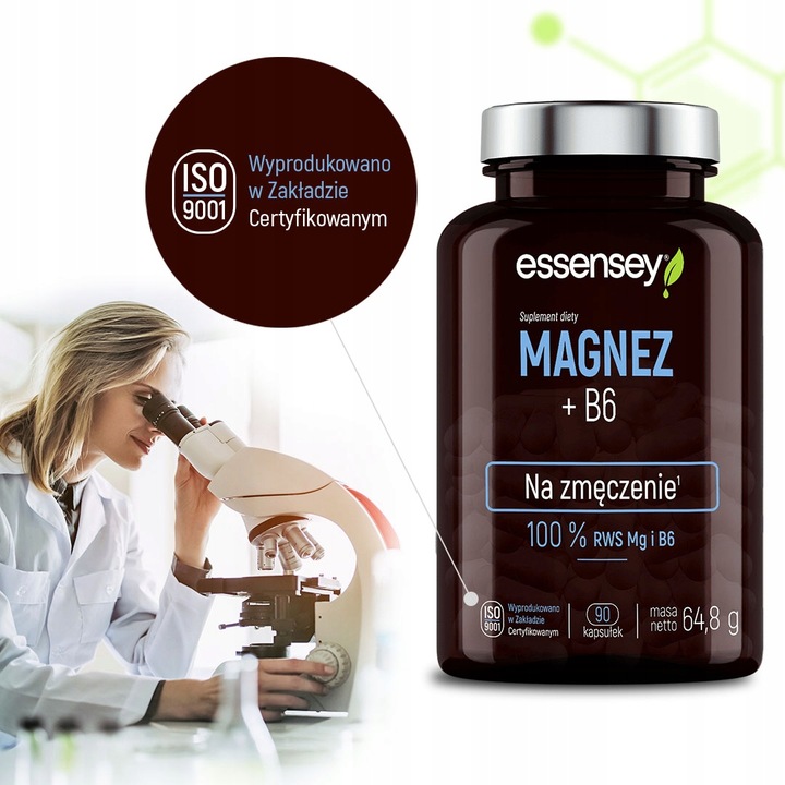 MAGNEZ NA SKURCZE ZMECZENIE STRES SEN 100% RWS COMPLEX 4 FORMY + WIT B6