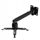 Wieszak Uchwyt do Projektora Rzutnika Czarny 4w1 Sufitowy Ścienny do