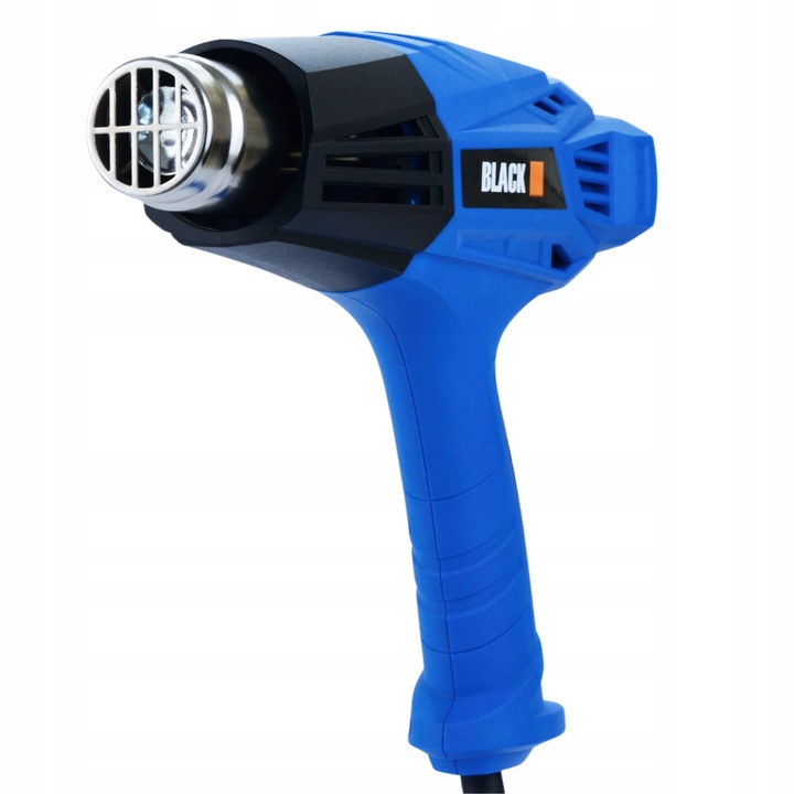 OPALARKA ELEKTRYCZNA 2 BIEGI 4 DYSZE 600C 2000W MOCNA ZESTAW BLACK