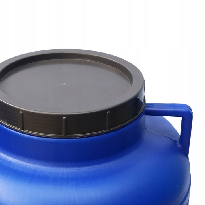 BECZKA PLASTIKOWA 60L DO KISZENIA KAPUSTY NA WODĘ DESZCZÓWKĘ ZAKRĘTKA ATEST