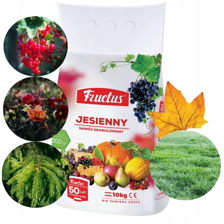 WIELOSKŁADNIKOWY JESIENNY NAWÓZ UNIWERSALNY DO WARZYW IGLAKÓ TRAWNIKÓW