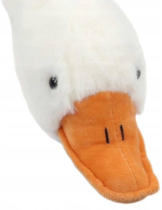 GĘŚ PLUSZOWA PIPA MASKOTKA PLUSZAK PRZYTULANKA ZABAWKA PODUSZKA DUŻA GĄSKA