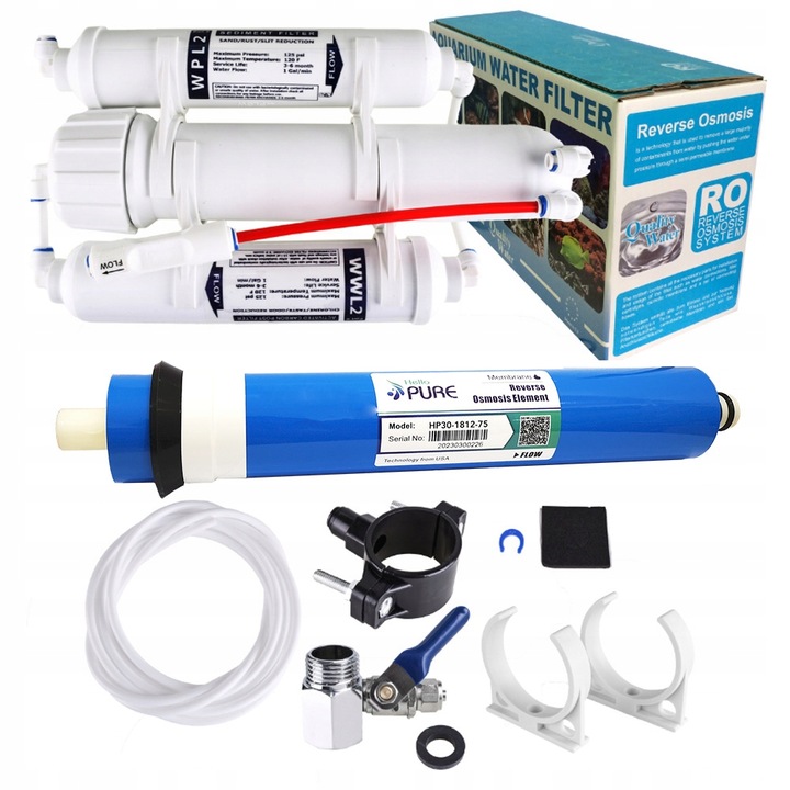 Wkłady do filtra RO3 WPL2 WWL2 OSMOZA RO3 AKWARYSTYCZNY