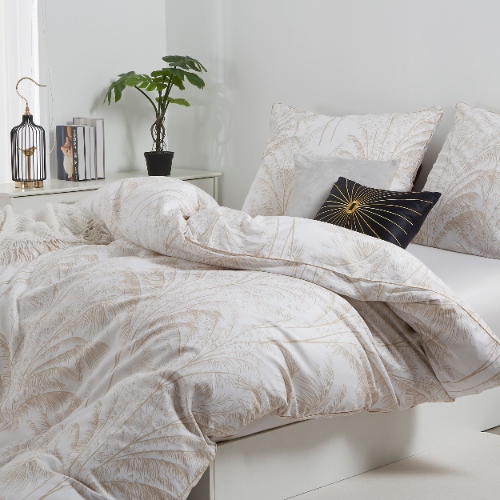 JASNA POŚCIEL 220x200cm + 2 POSZEWKI ELEGANCKA Z LAMÓWKĄ 100% BAWEŁNA