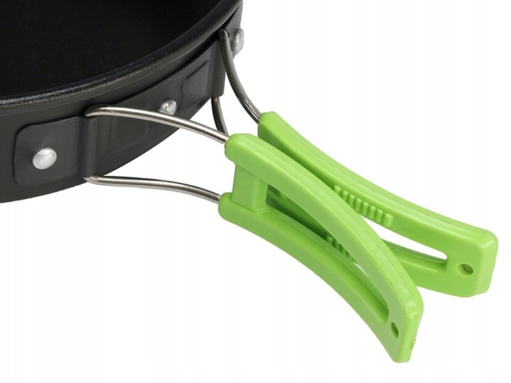 Zestaw naczyń turystycznych, 15 elementów