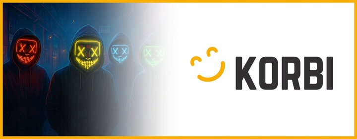 ŚWIECĄCA MASKA LED PURGE NOC OCZYSZCZENIA LEDOWA PRZEBRANIE HALLOWEEN