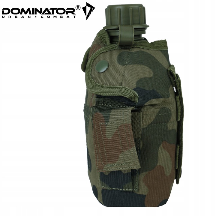Manierka Turystyczna z Kubkiem Wojskowa 1L MENAŻKA BIDON DOMINATOR WZ.93
