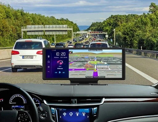 RADIO STACJA MULTIMEDIALNA MONITOR ANDROID AUTO APPLE CARPLAY DVR 2 KAMERY